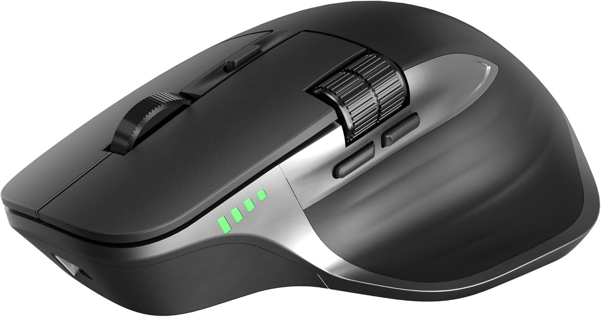 MOJO Ultimate Grip Silent Master Mouse - Mouse recargable Bluetooth...