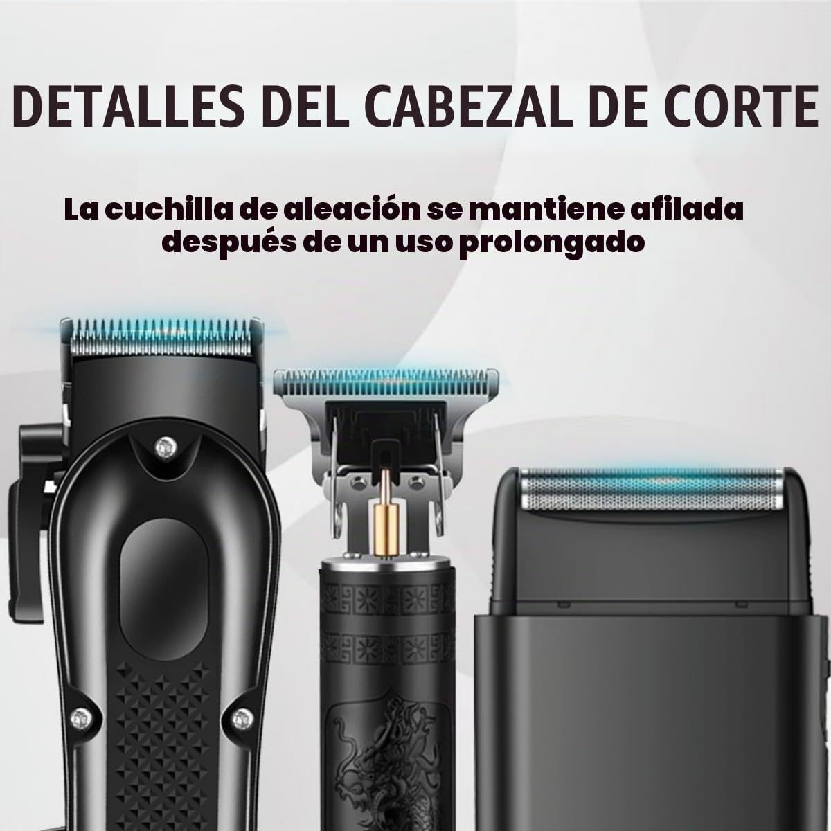 OIYO - Cortadora de pelo para hombre, kit de corte de pelo inalámbr...