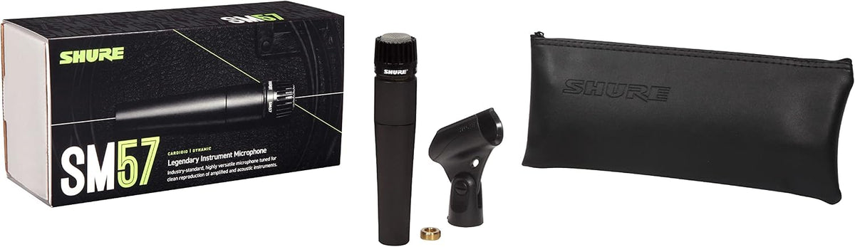 Shure SM57 Pro XLR Micrófono dinámico para instrumentos | Micrófono...