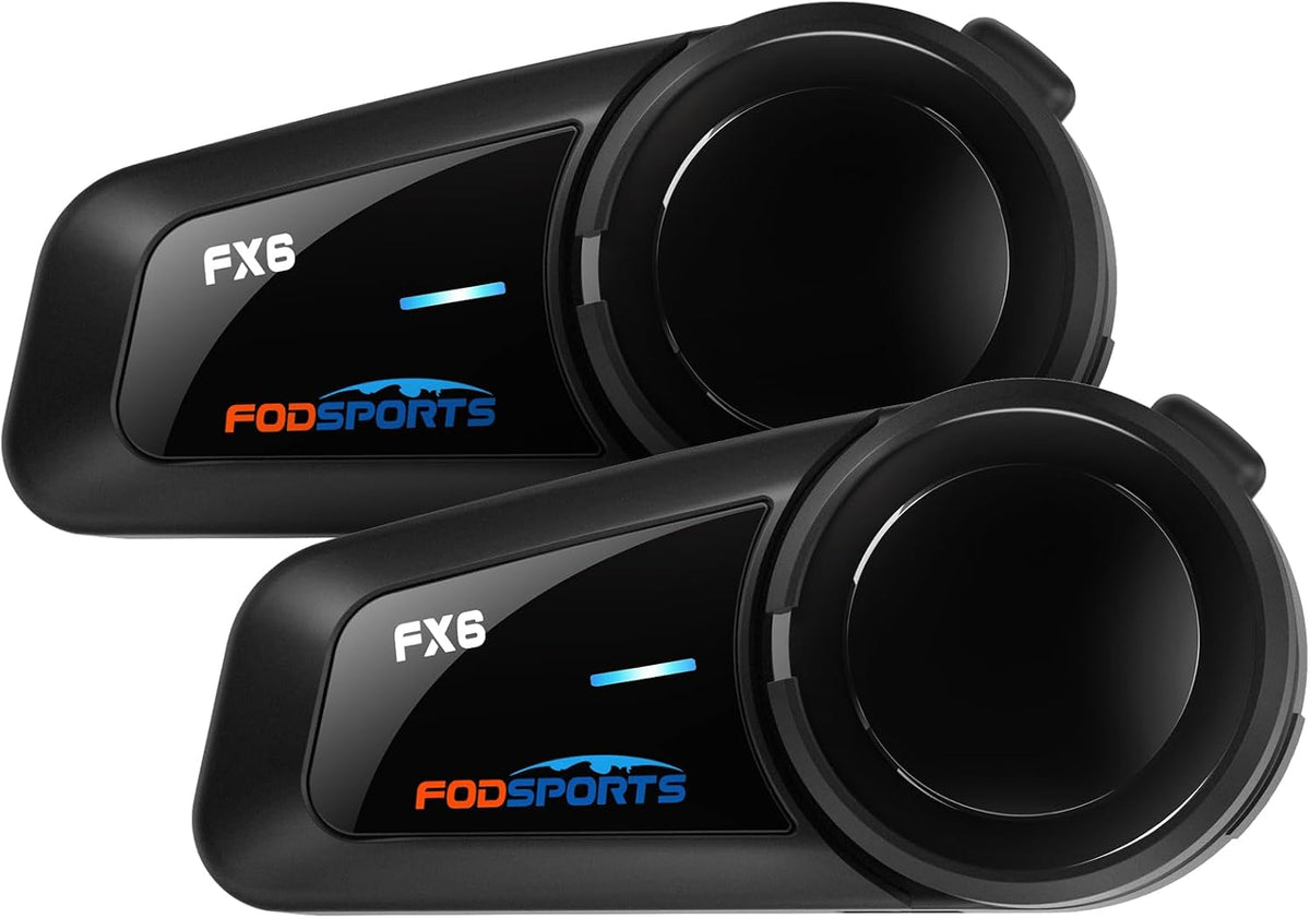 Fodsports FX6 - Auriculares Bluetooth para motocicleta, intercomuni...