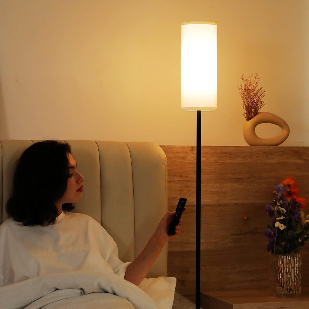 Ambimall - Lámpara de pie moderna para sala de estar, dormitorio y...