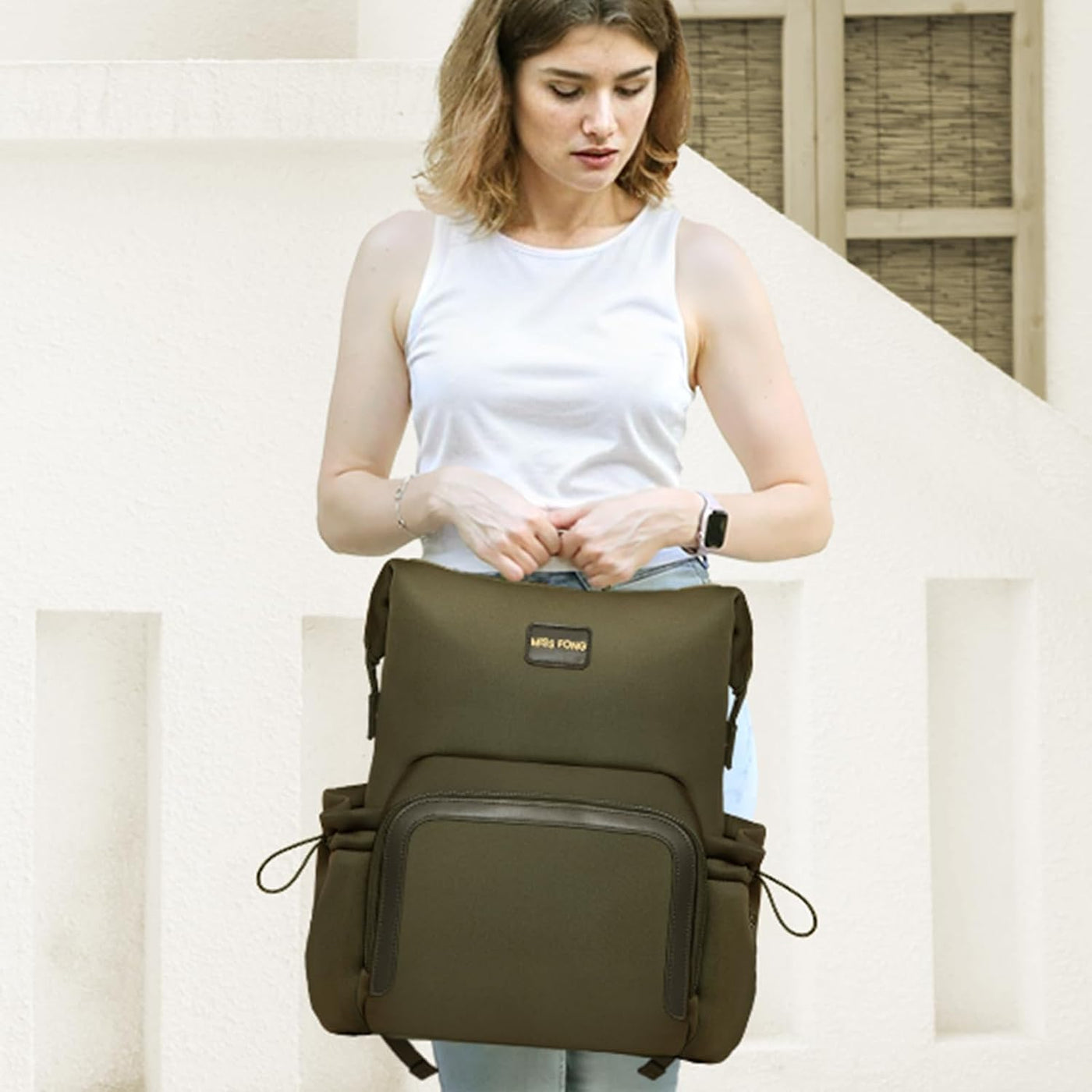 Miss Fong - Mochila para pañales Mochila de neopreno para bebé | Ma...