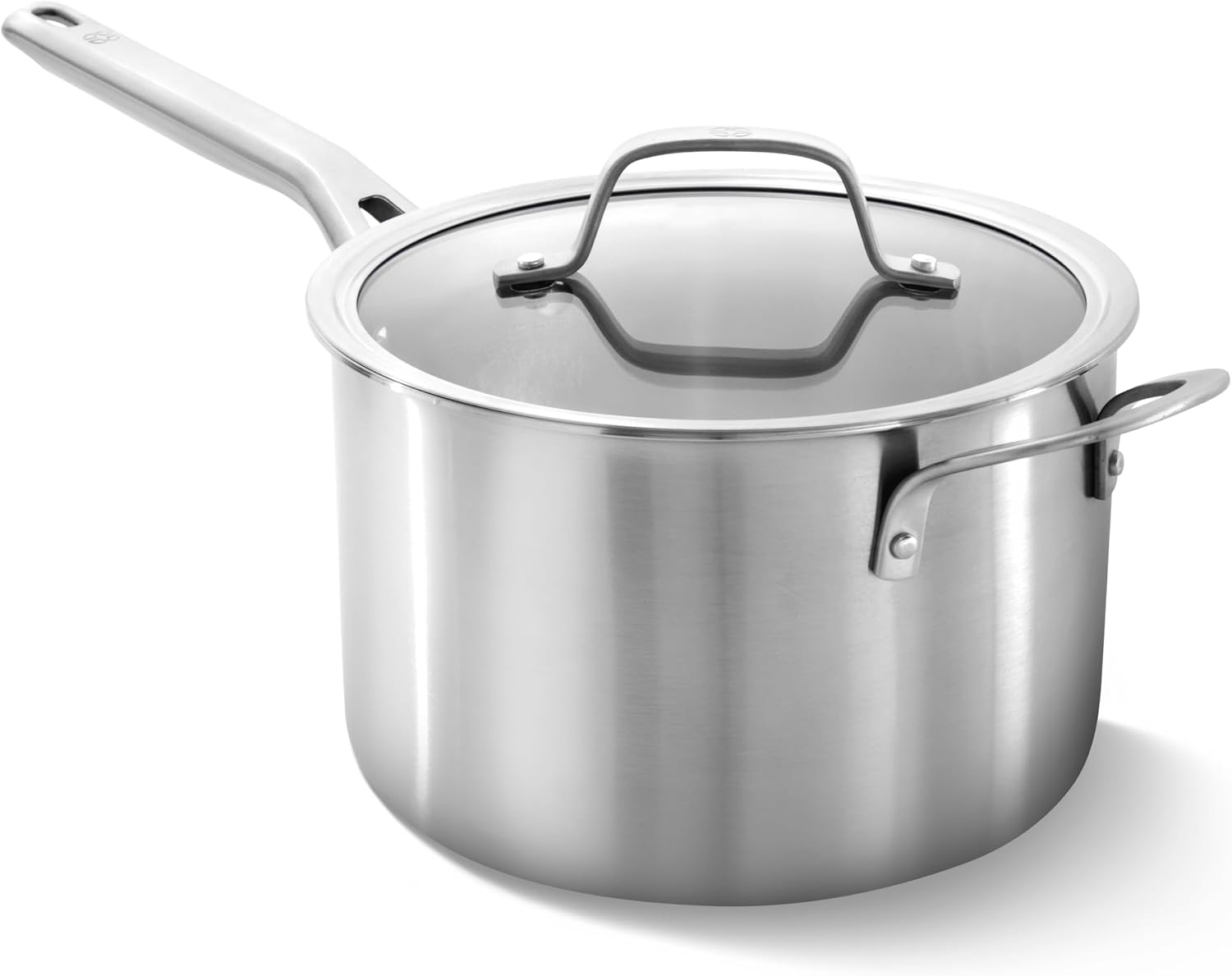 Calphalon Juego de utensilios de cocina de acero inoxidable cepilla...