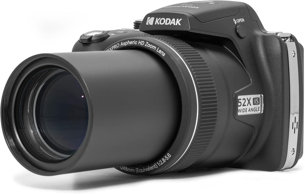 KODAK PIXPRO AZ528 - Cámara digital de 16 MP, zoom óptico de 52x, W...