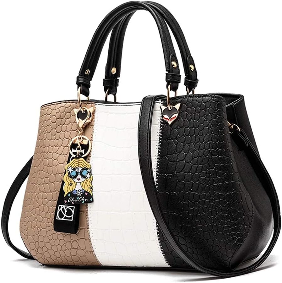 Bolsos de mano para mujer, bolsos de mano de piel sintética, bolsos...