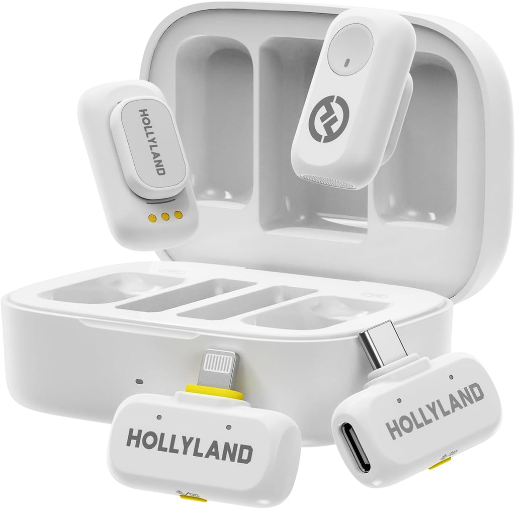 Hollyland Lark A1 Mini micrófono inalámbrico para iPhone y Android,...