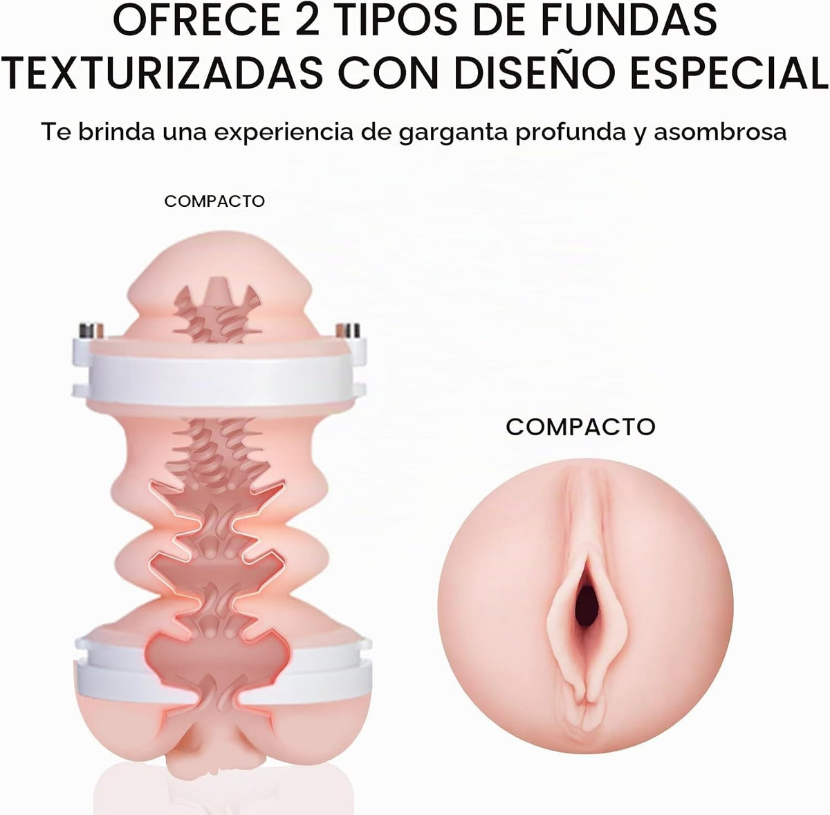 Juguetes sexuales masculinos automáticos del masturbador, coño usab...