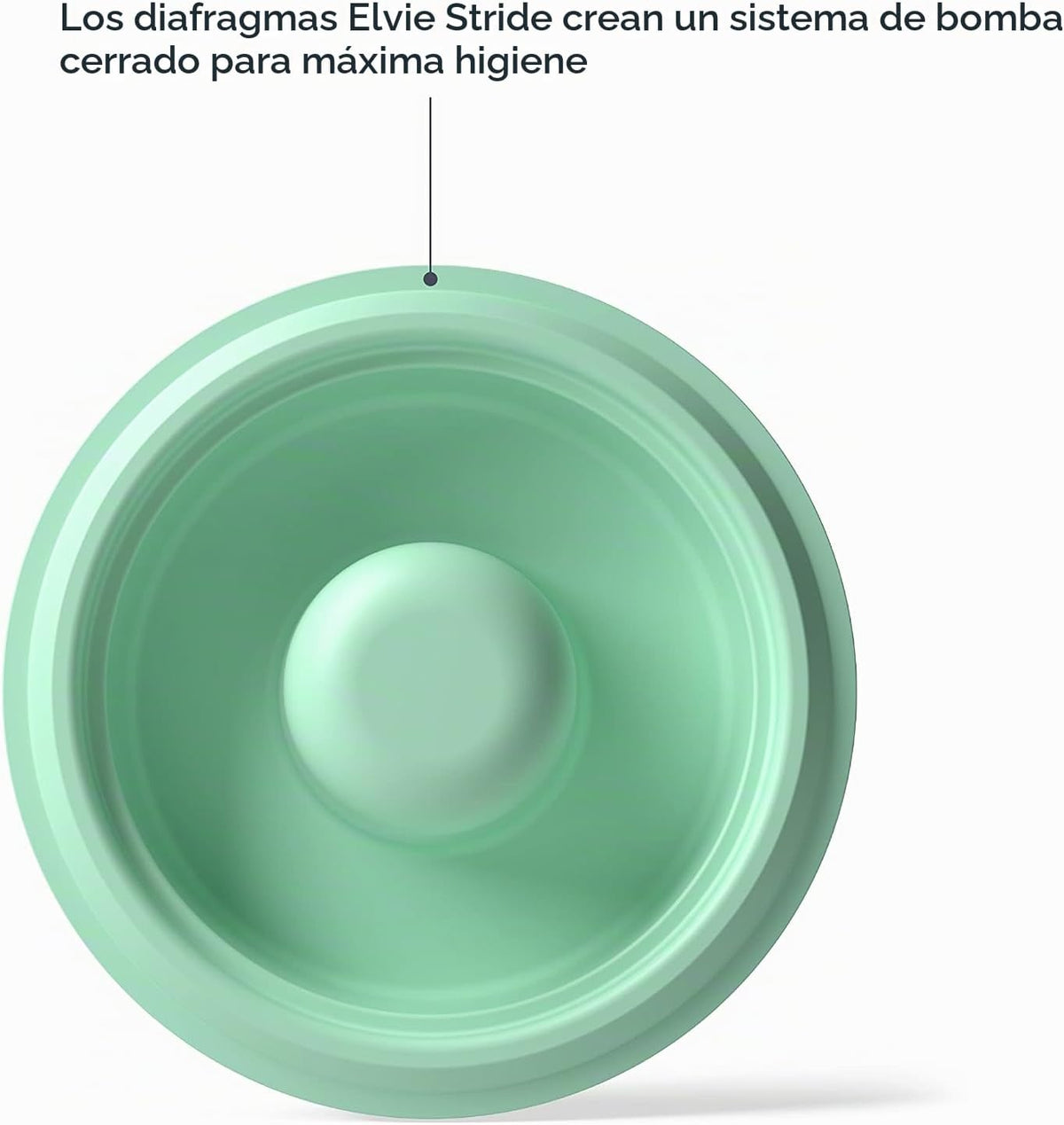 Elvie Diafragma Stride - Extractor de leche y esenciales para lacta...