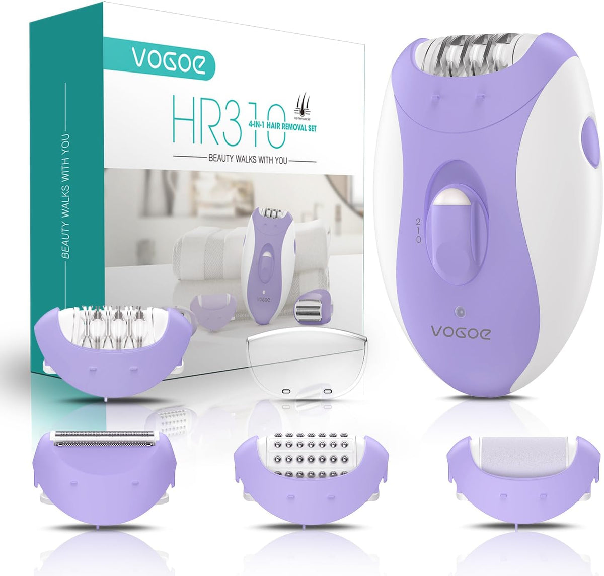 VOGOE Depiladora para las mujeres-depiladoras inalámbricas Depilaci...