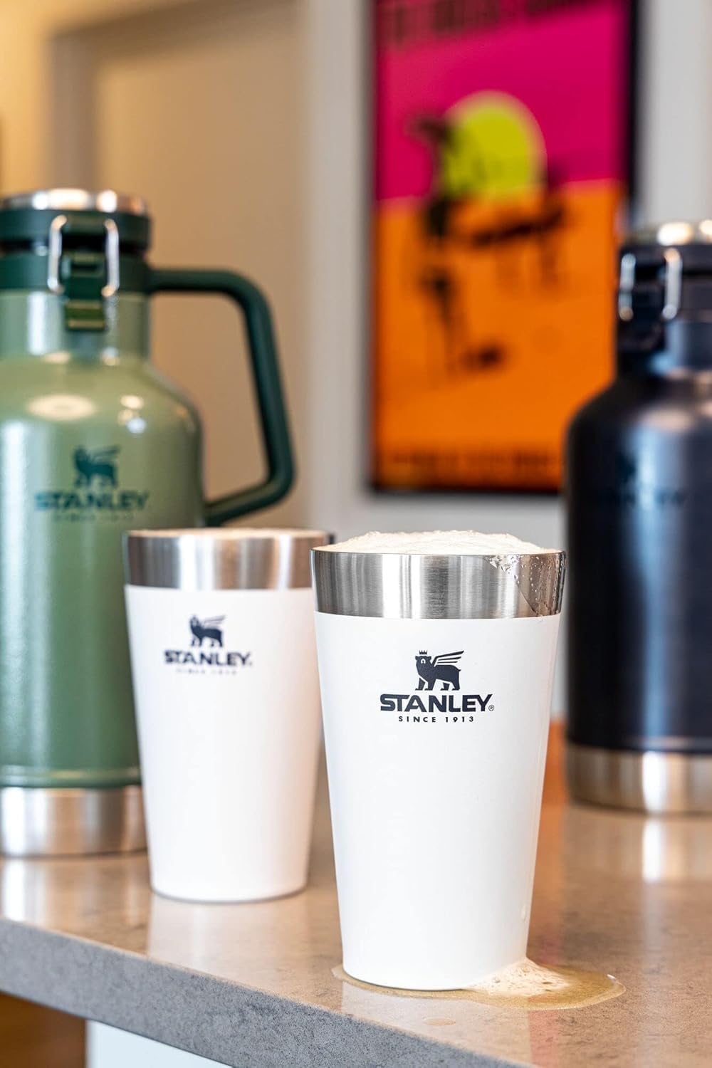 STANLEY Adventure - Vaso de cerveza apilable de 16 onzas, vaso apil...