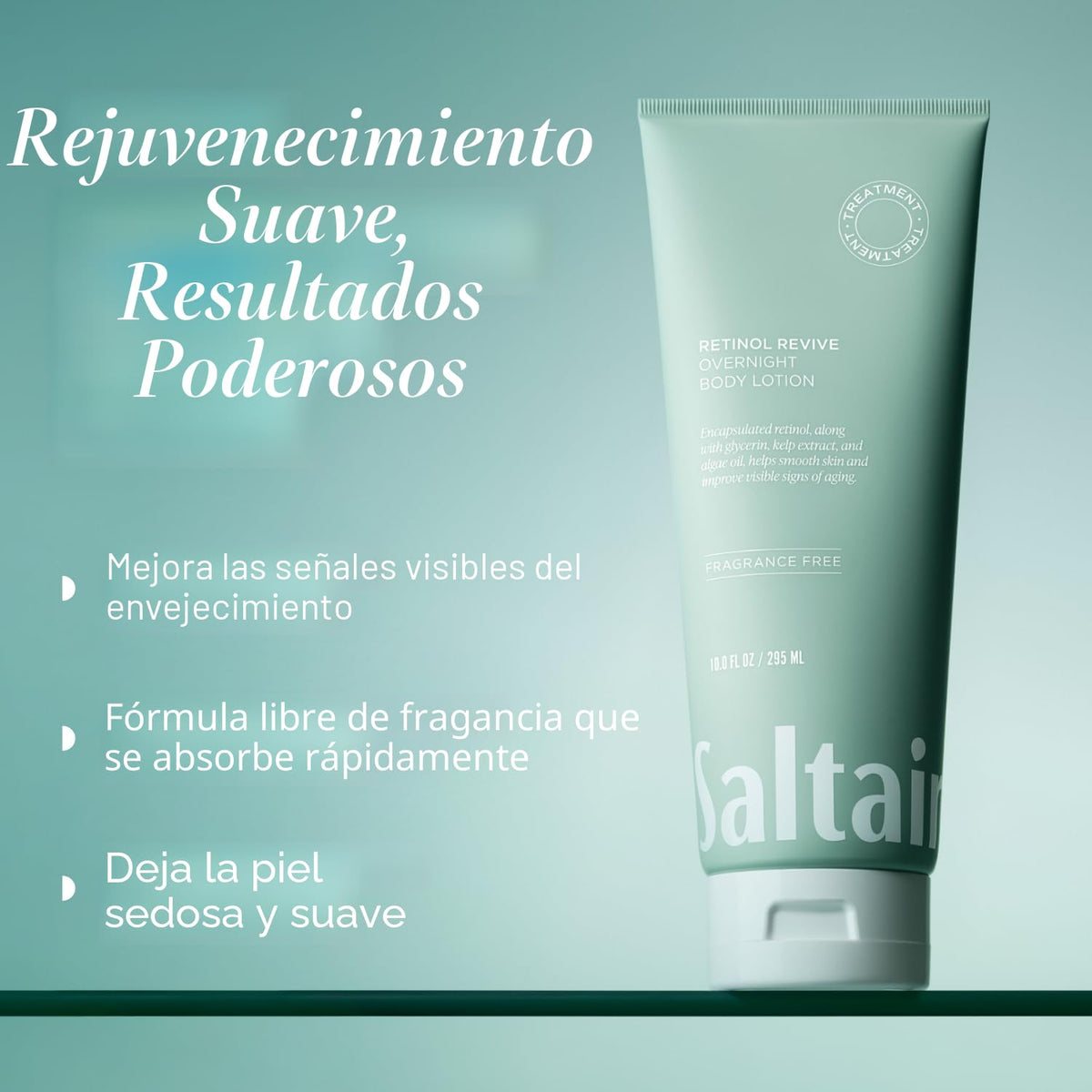 Paquete de suero corporal Saltair HA y loción Retinol Revive | Hidr...