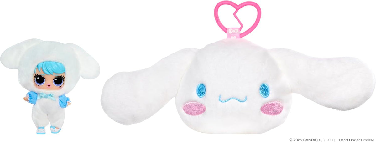 LOL Surprise Loves Hello Kitty and Friends - Peluche reversible con...