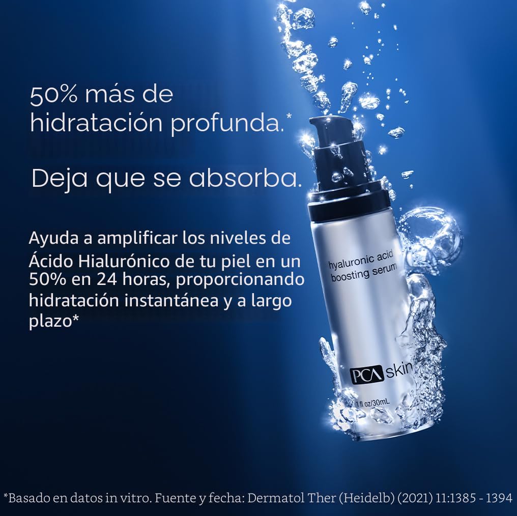 PCA SKIN Suero facial hidratante potenciador de ácido hialurónico,...