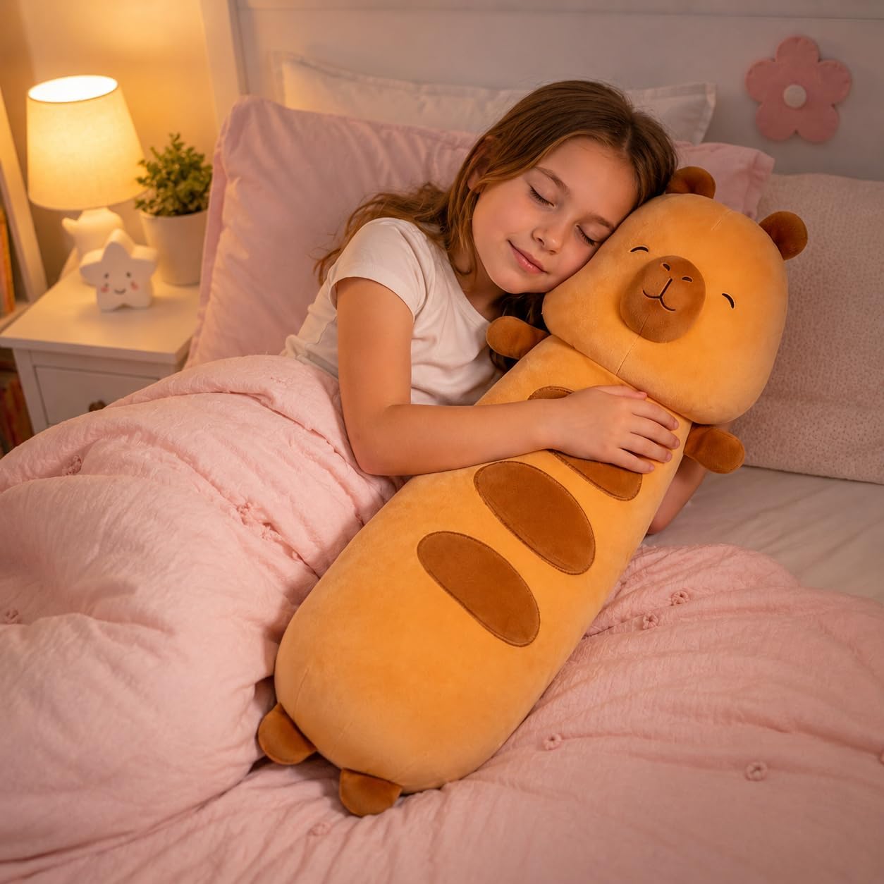 Kashabawangzi - Almohada de cuerpo de capibara gigante de 36 pulgad...
