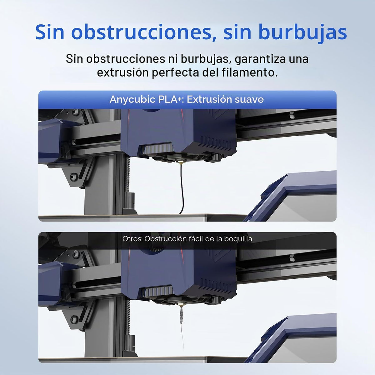ANYCUBIC PLA+ - Filamento para impresora 3D de 0.07 in, 2.2 lbs | P...
