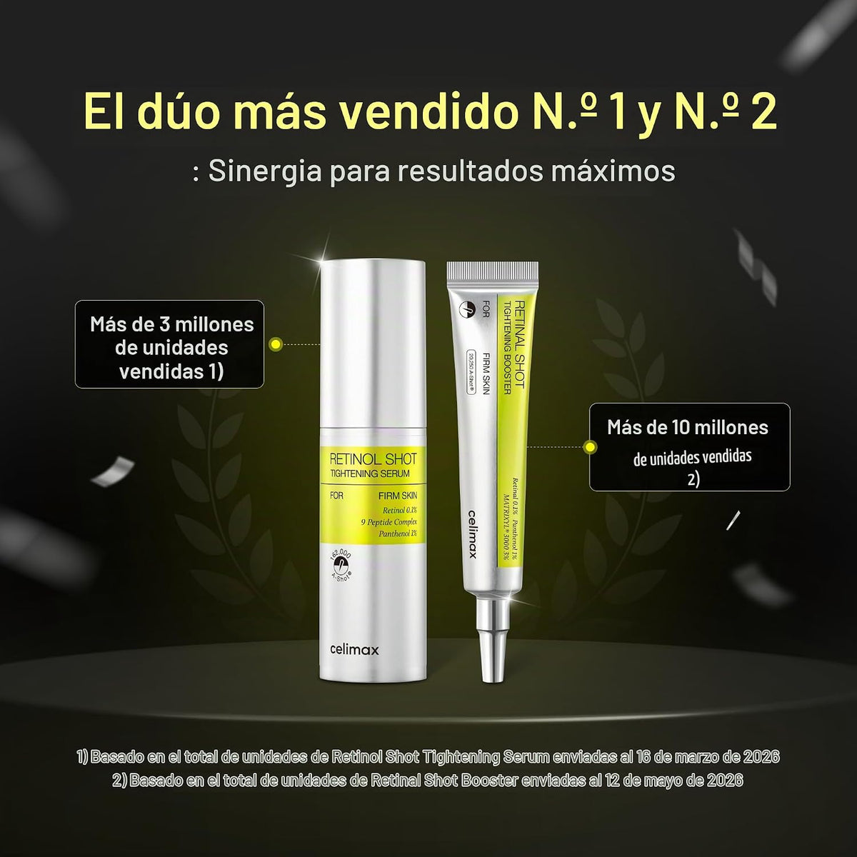 celimax Retinal Booster 15ml + Sérum Retinol 30ml | 0.1 Retinal, 3%...
