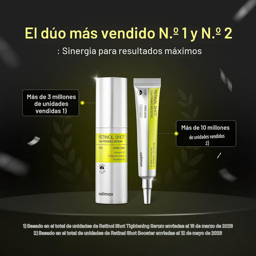 celimax Retinal Booster 15ml + Sérum Retinol 30ml | 0.1 Retinal, 3%...