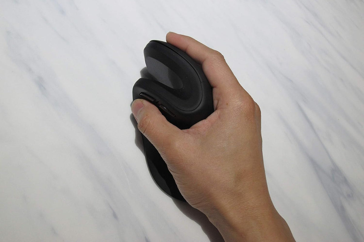 MOJO Perfect Grip Dual Mode Silencioso Vertical Ergonómico Ratón Óp...