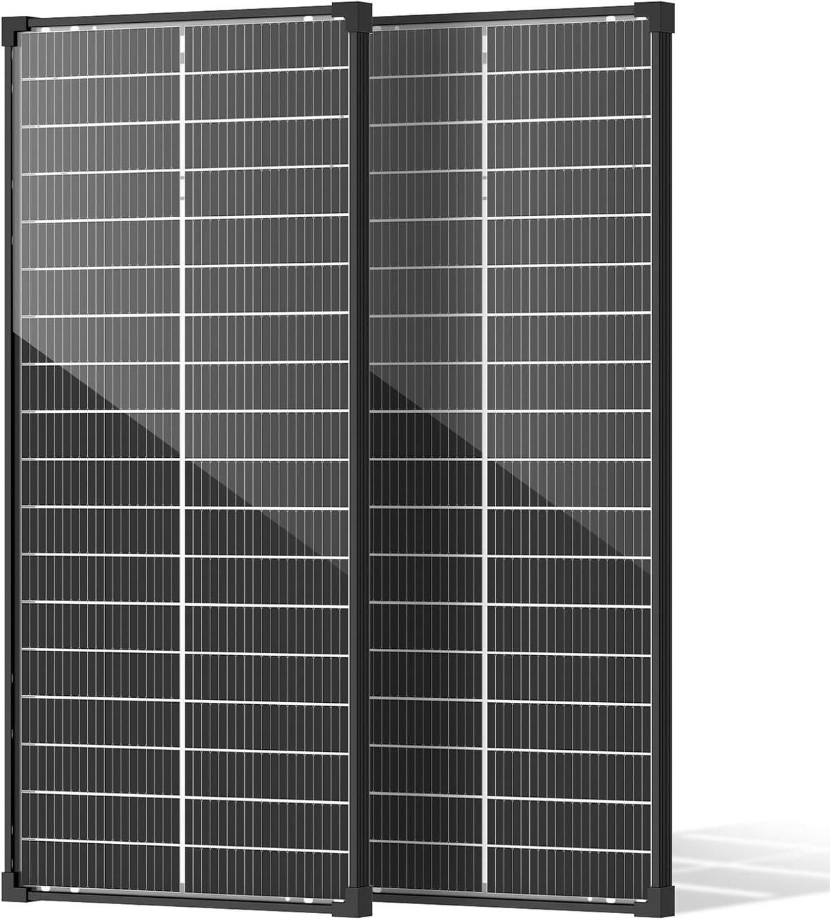 EtnalSolar 100W 18BB biacial 25.6% de alta eficiencia 2PCS panel so...