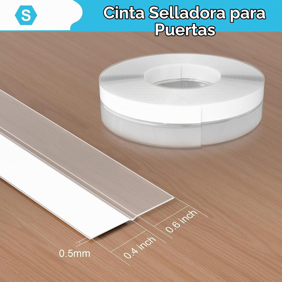Greymond Sello de puerta burlete para puerta, sello de puerta de 40...
