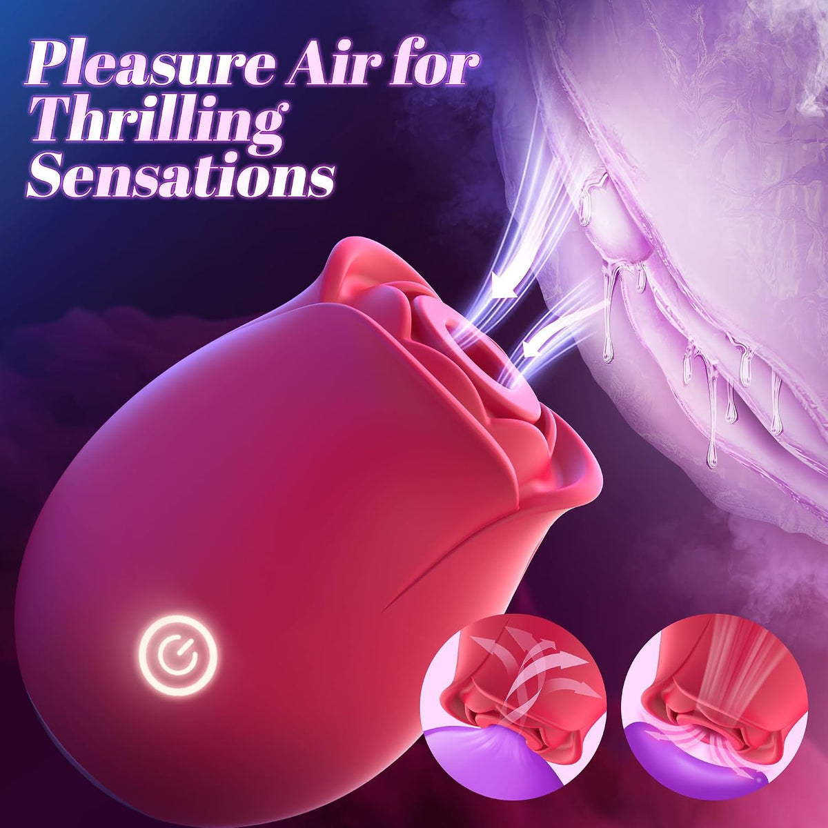 Rose Toy - Juguetes sexuales para mujer, vibrador, AI Sync para adu...