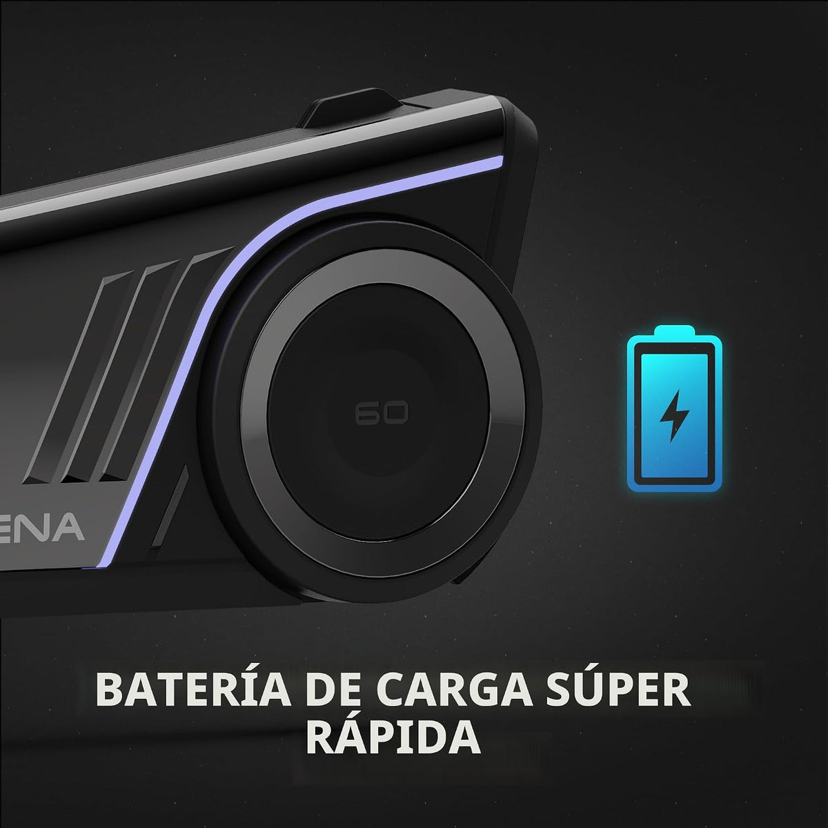 Sena Auriculares de comunicación para motocicleta 60S con onda, mal...
