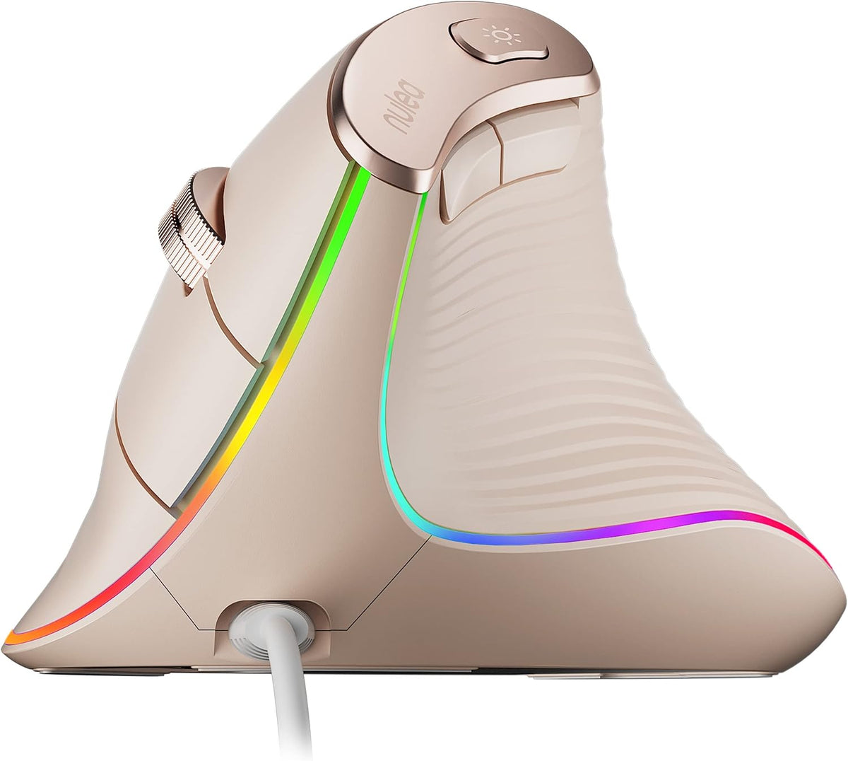 Nulea M504 Ratón vertical con cable, mouse óptico ergonómico USB co...
