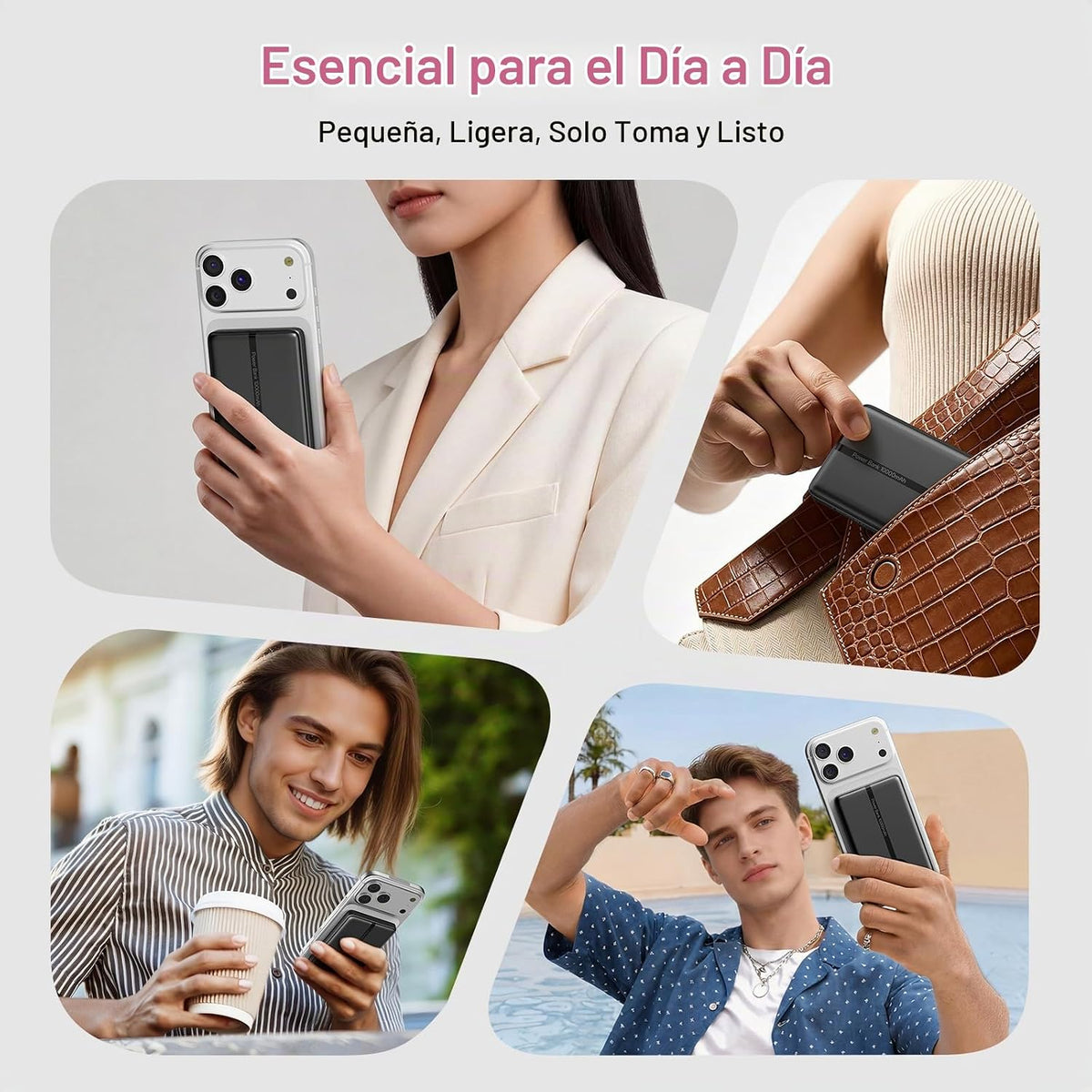 LYAOAO para MagSafe Power Bank 10000mAh, cargador portátil magnétic...