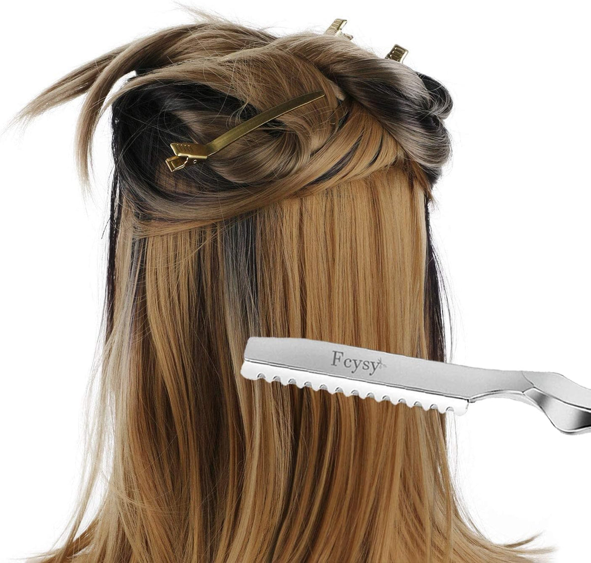 Tijeras Profesionales para Cabello Fcysy, Kit de Tijeras de Corte d...