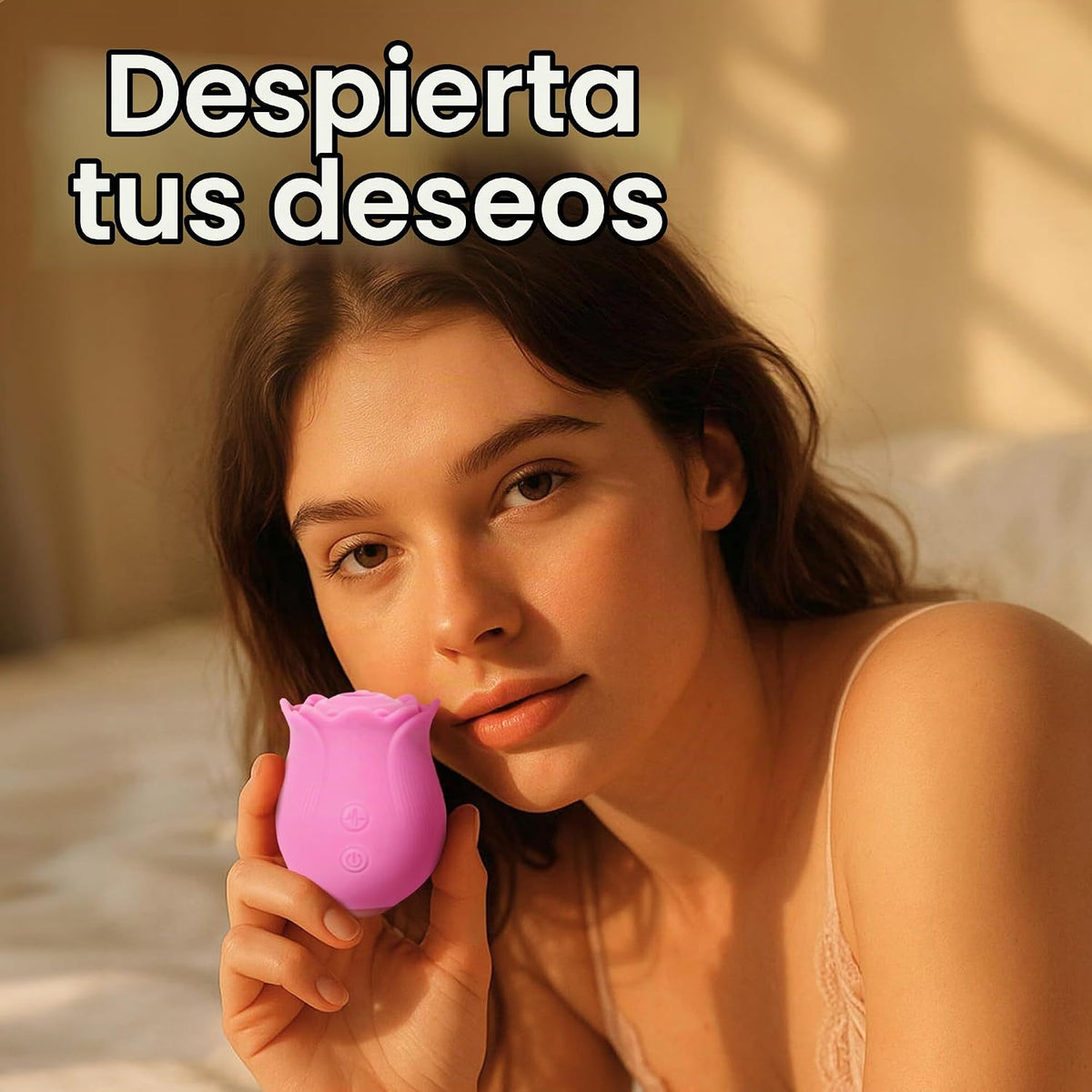 Vibrador de succión de juguete de rosas prémium para mujeres, jugue...