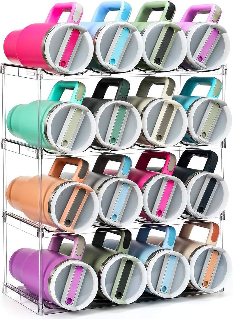 Organizador de botellas de agua prémium para Stanley de 40 onzas y...