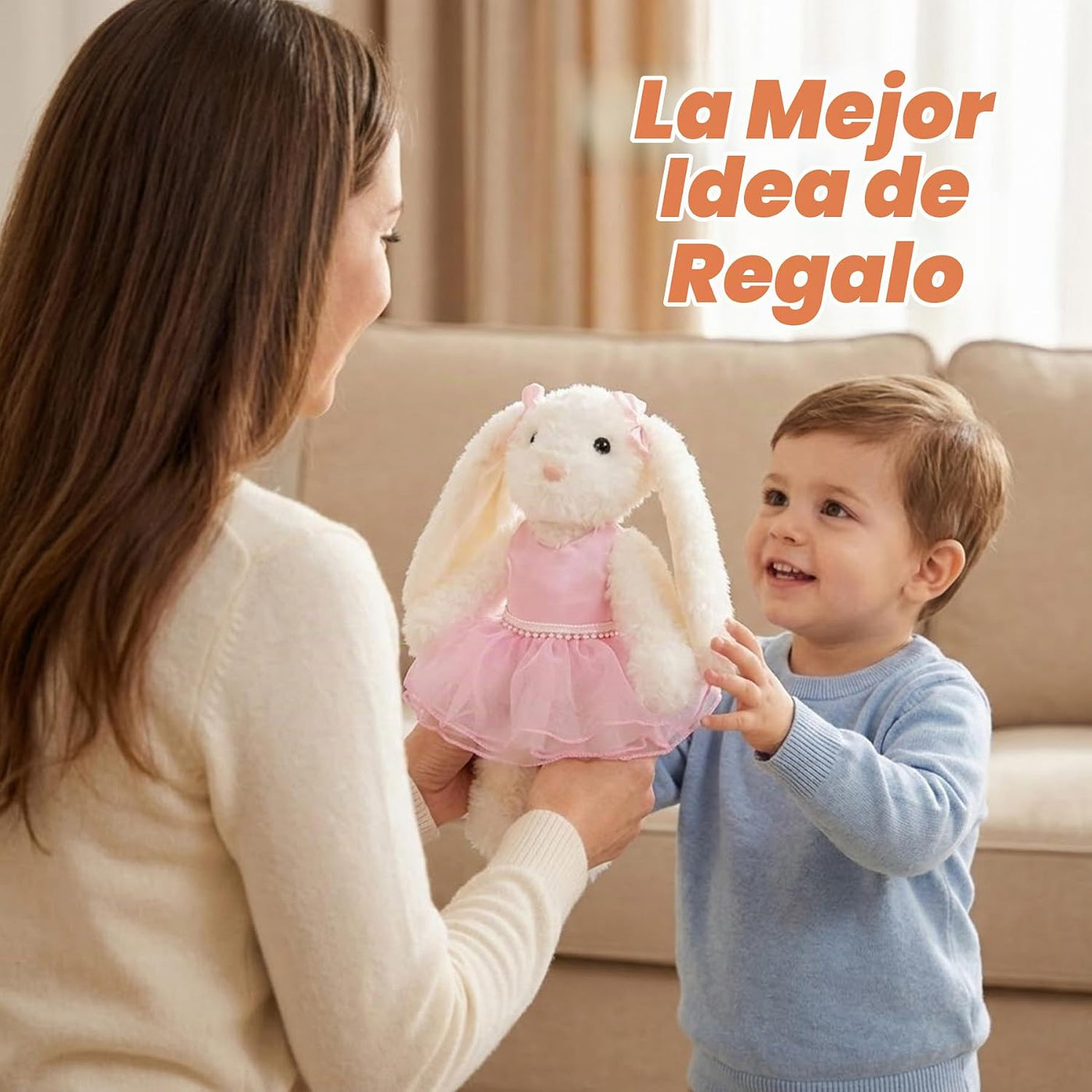 okegztoa - Juguete de peluche de bailarina, tutú rosa, falda de per...