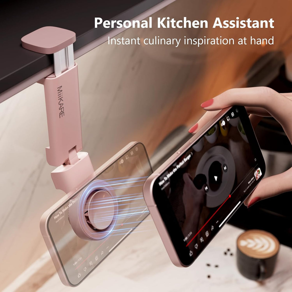 MiiKARE Soporte de teléfono para Magsafe, soporte universal para te...