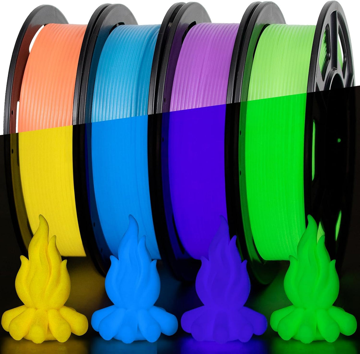 iSANMATE Paquete de filamento PETG para impresora 3D, filamento PET...