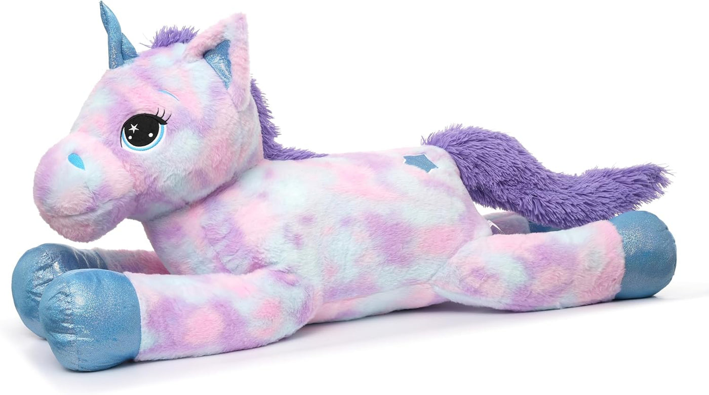 LELELONG Juguetes Gigantes de Animales de Unicornio de Peluche para...