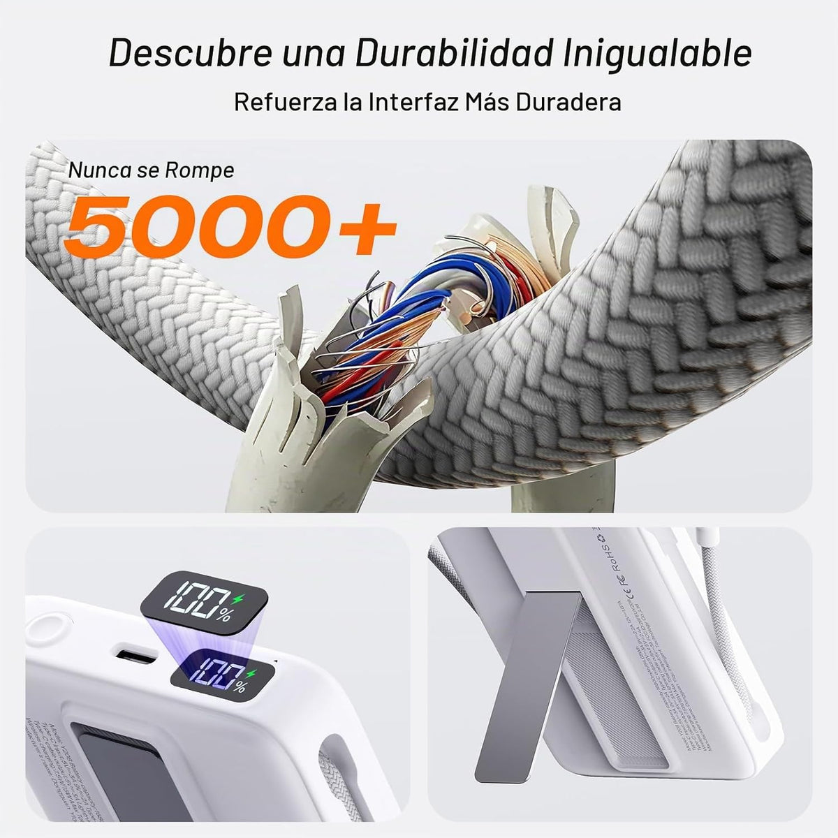 Cargador portátil magnético 10000mAh, banco de energía 22.5W con ca...