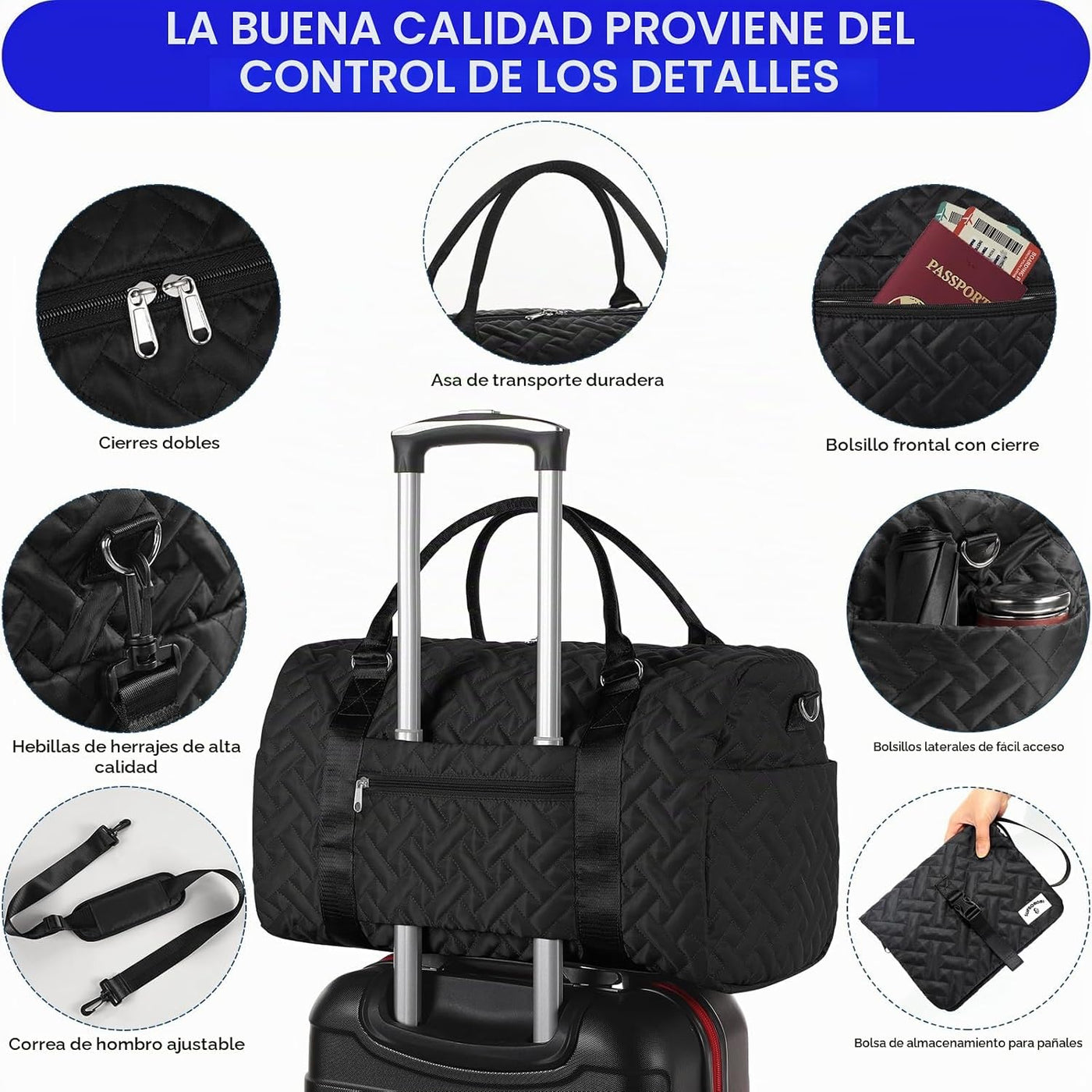 SUPROMOMI Bolsa de pañales: bolso de mamá, bolsa de bebé para niño...