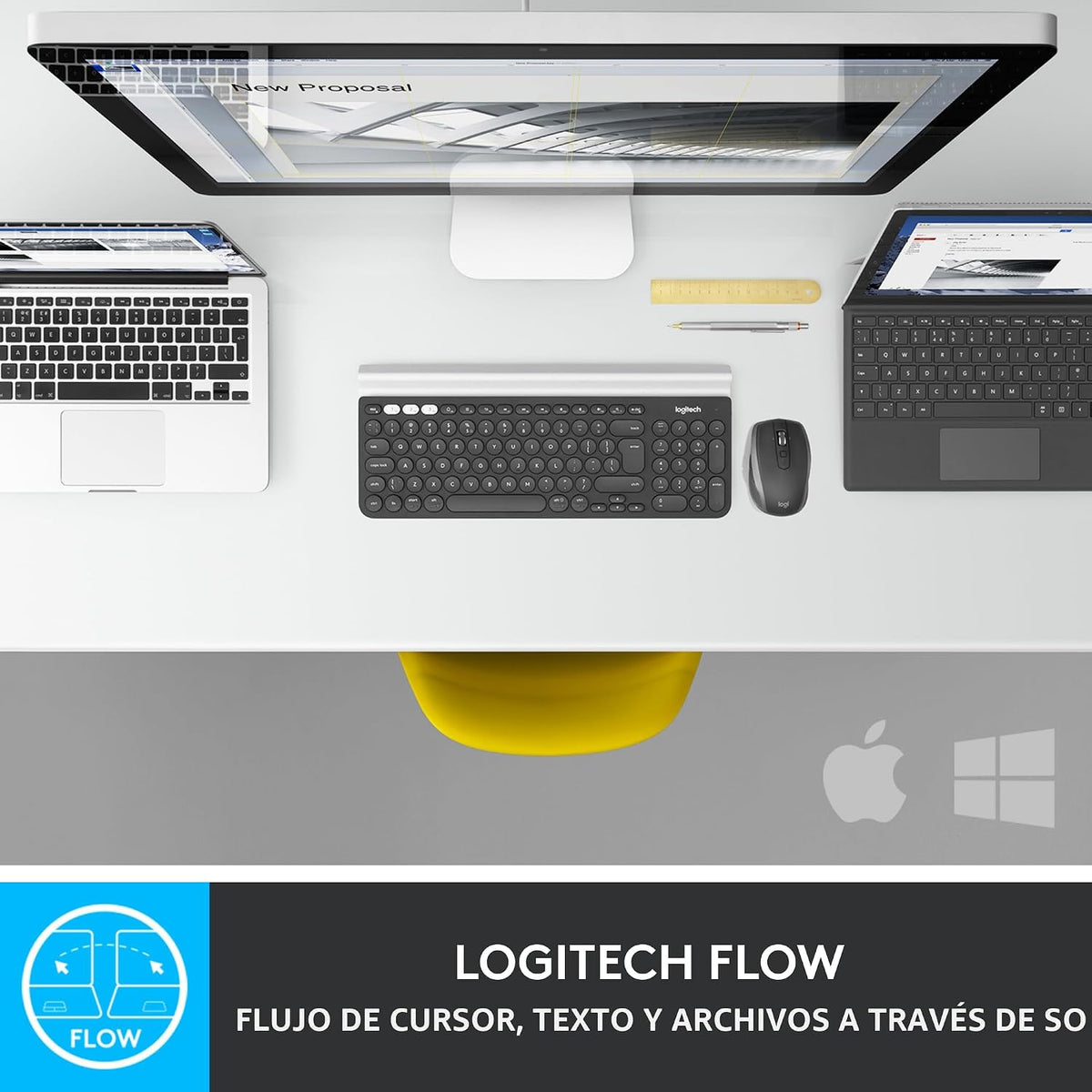 Logitech Mouse inalámbrico compacto MX Anywhere 2S Bluetooth Editio...