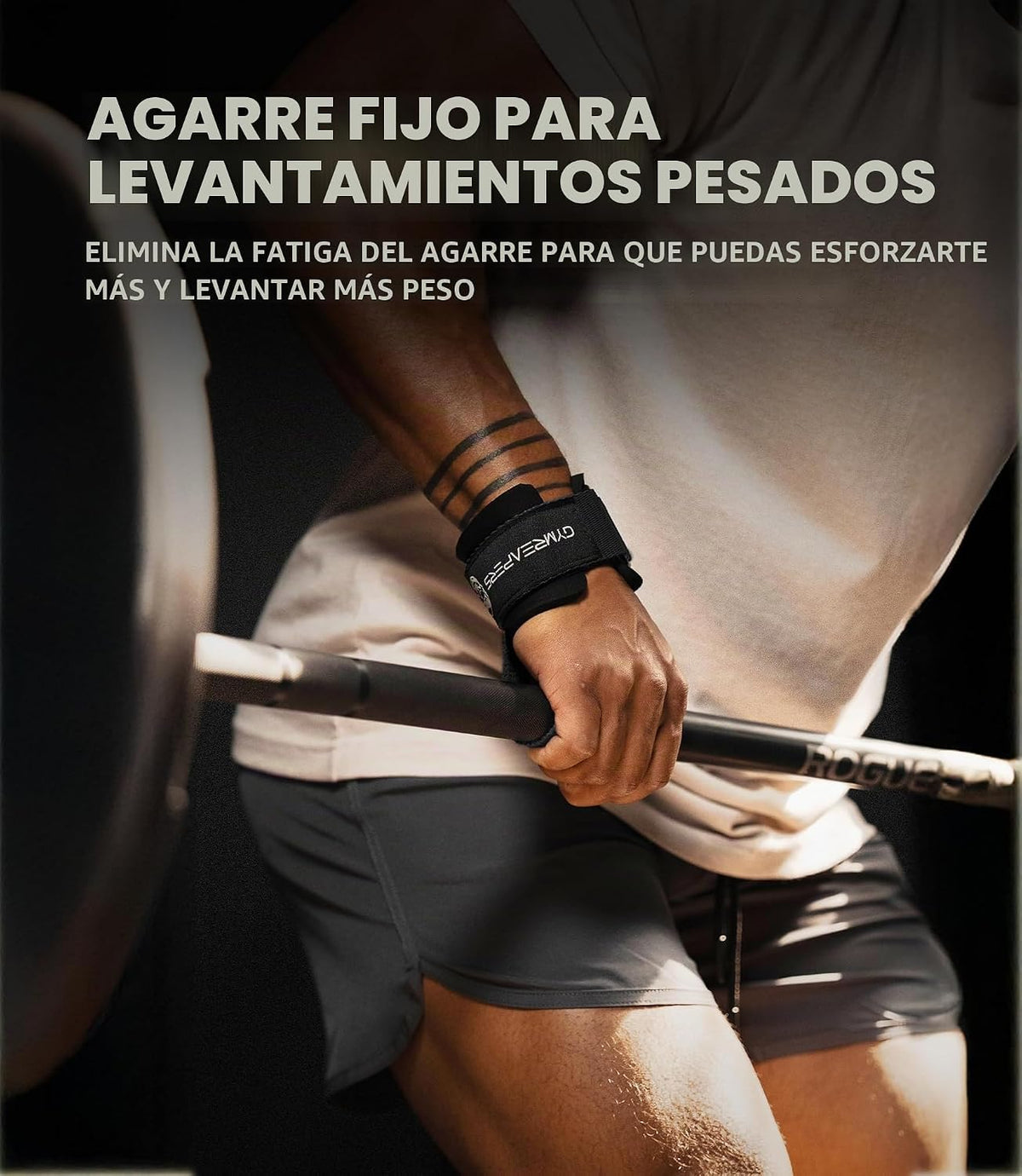 Gymreapers Correas de Levantamiento de Pesas con Clavija - Correas...