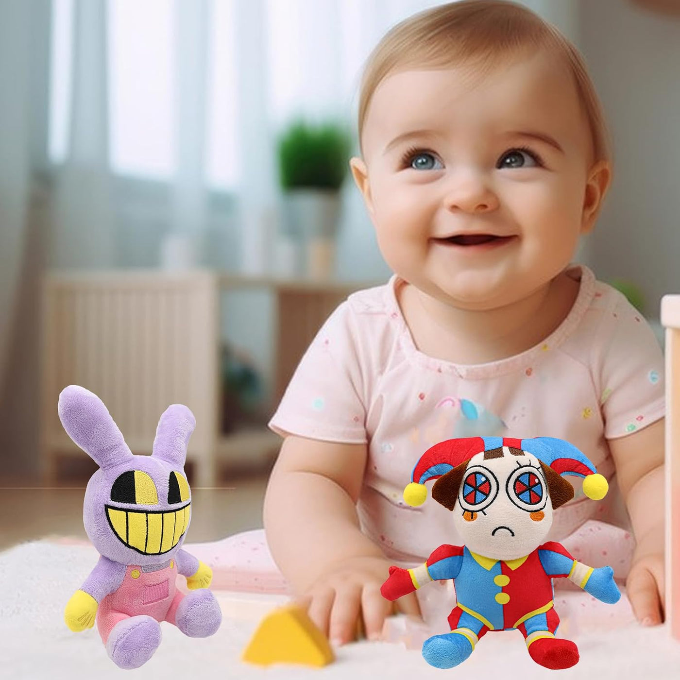 SAJISP El Asombroso Circo Digital de Peluche, 4 piezas de juguetes...