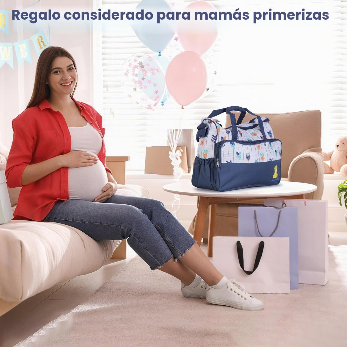 Moclever Juego de 5 bolsas de pañales para bebé, bolsas de bebé par...