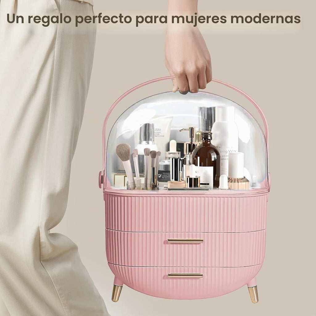 Organizador de maquillaje para tocador, organizador de cosméticos y...