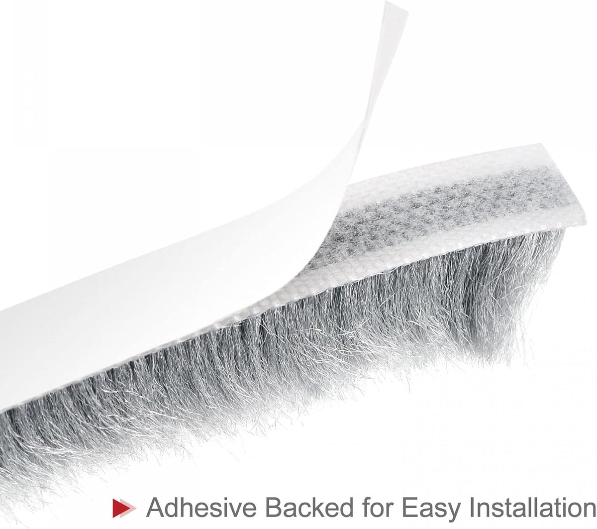 uxcell Cepillo para burlete de clima, 26 pies de largo x 0.35 pulga...