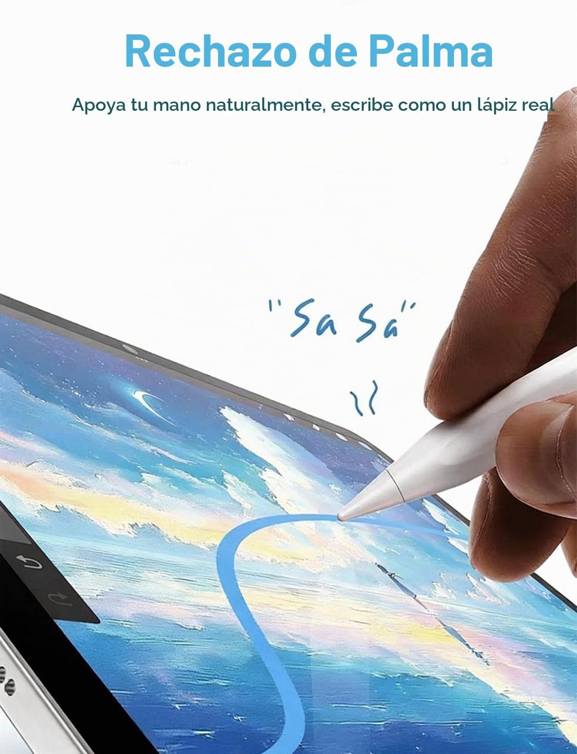 Lápiz óptico para iPad 2018-2016, lápiz de carga rápida para iPad |...