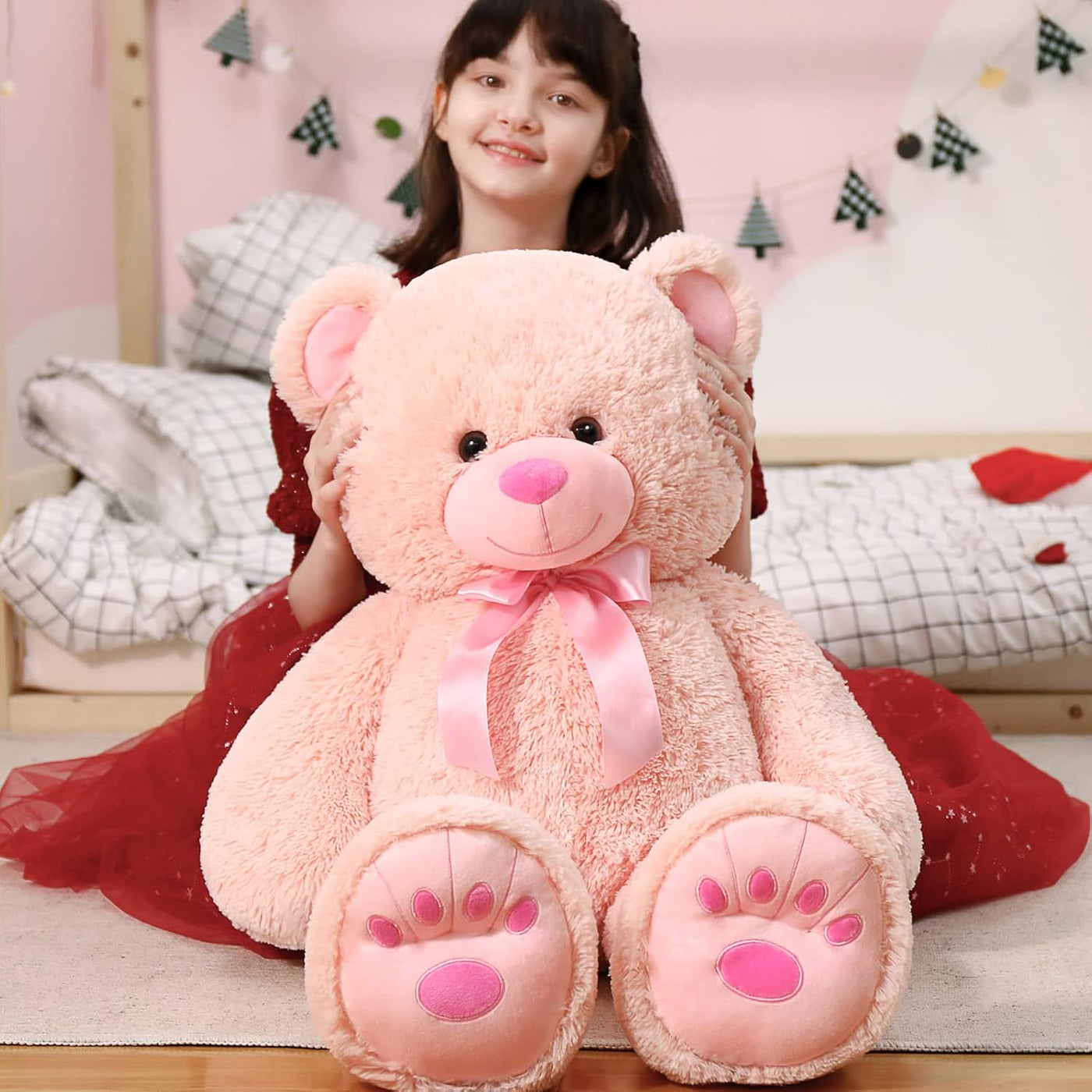MorisMos Oso de peluche gigante de 36 pulgadas, oso de peluche gran...