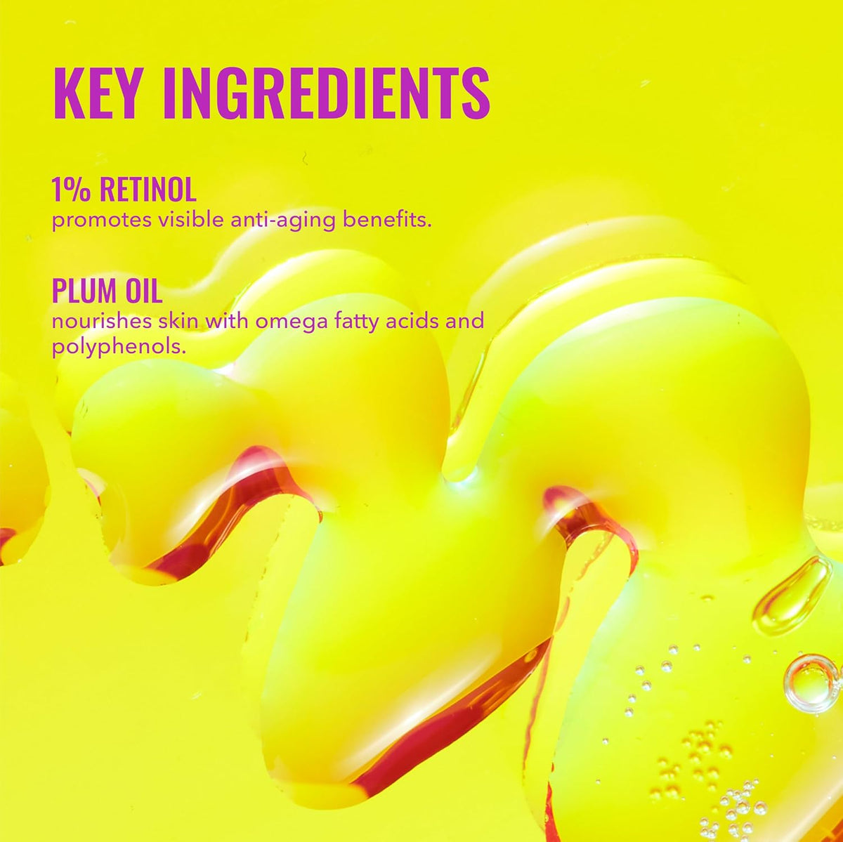 Good Molecules 1% Retinol Night Oil, aceite facial de retinol con a...