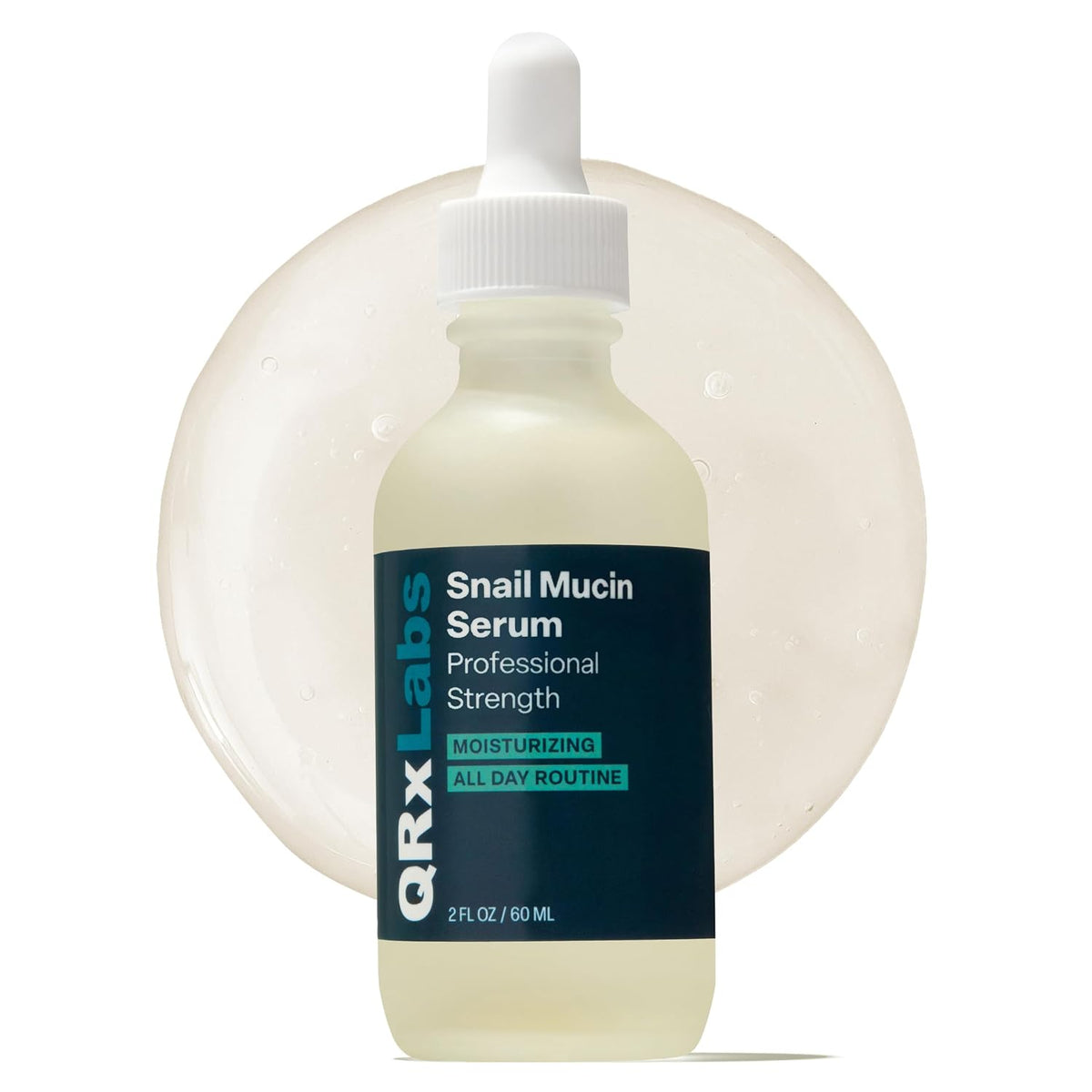 QRxLabs - Suero facial de mucina caracol con colágeno, hidratante y...