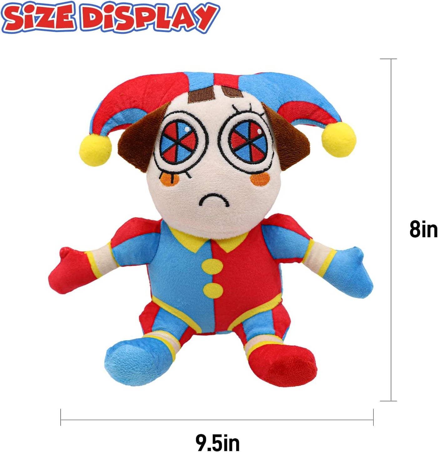 SAJISP El Asombroso Circo Digital de Peluche, 4 piezas de juguetes...