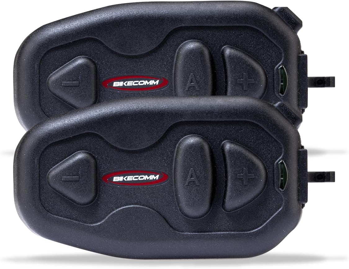 BIKECOMM Salut - Altavoces intercomunicadores para casco de motocic...