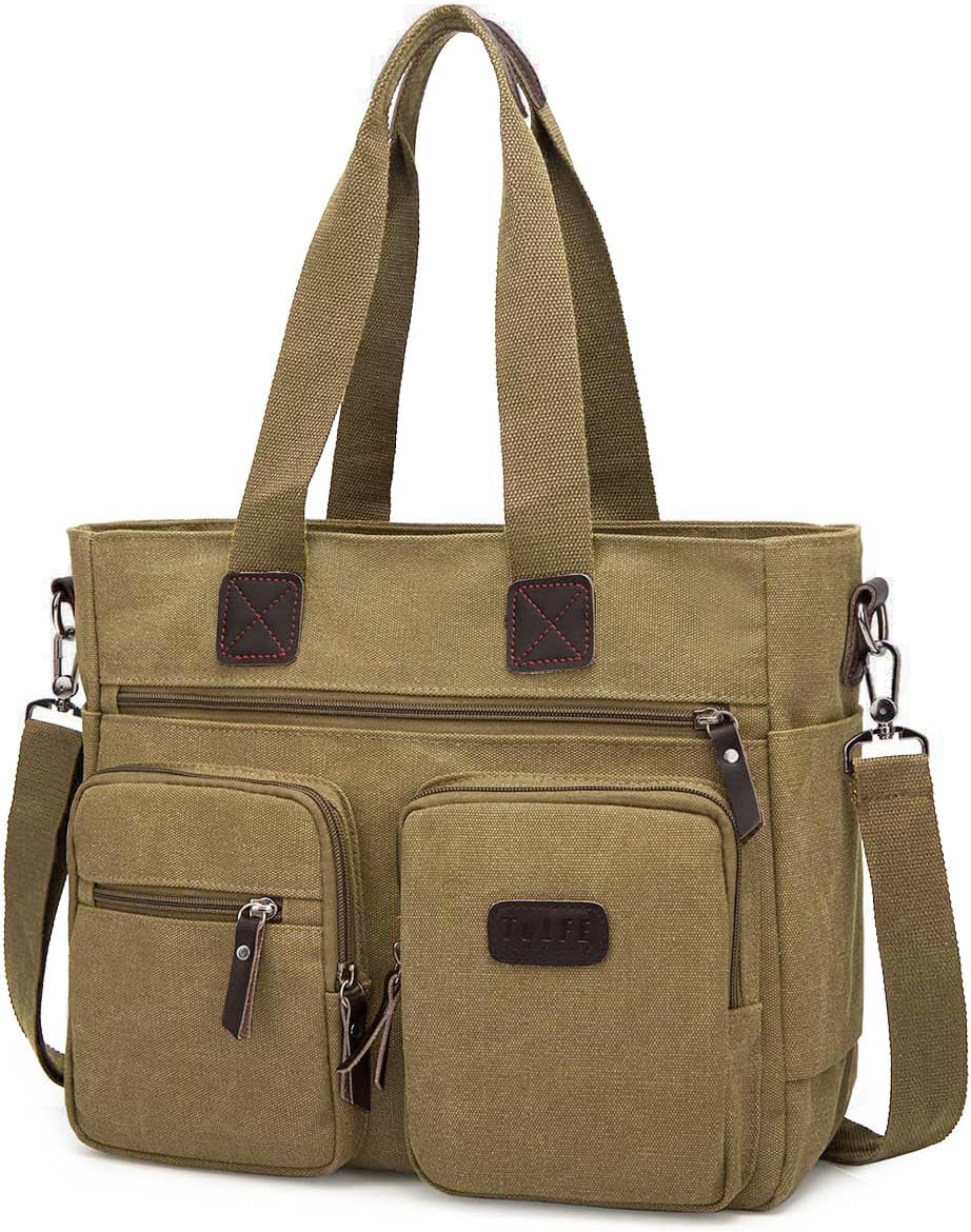 ToLFE Bolso de Mano con Asa Superior para Mujer, Bolso de Hombro, B...